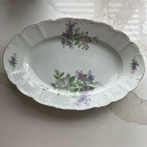 Vintage Fine Bohemian Czech Serving Platter